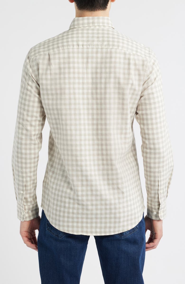 Rodd
Gunn Haydon Gingham Cotton Button-Up Shirt, Alternate, color, Straw