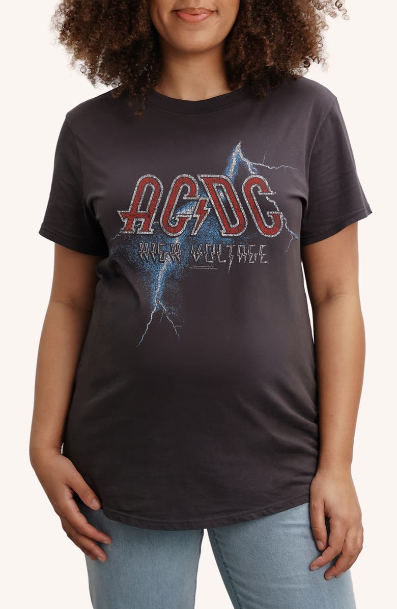 Nom Maternity The Groove Maternity Graphic T-Shirt, Main, color, 