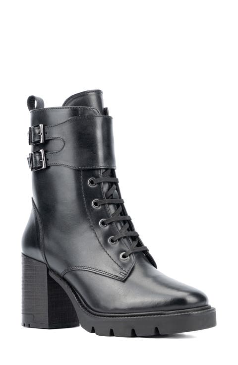 Elizabeth Lug Heel Boot (Women)