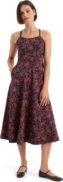 Pact Fit & Flare Midi Dress Made With Organic Cotton
