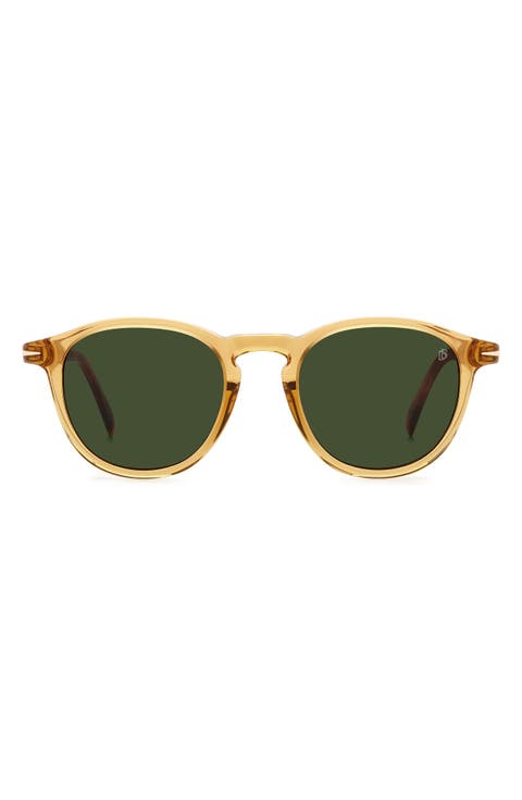 49mm Round Sunglasses
