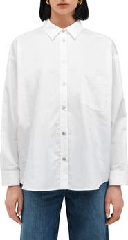 Two Lines by Marcella Lima Cotton Poplin Button-Up Shirt