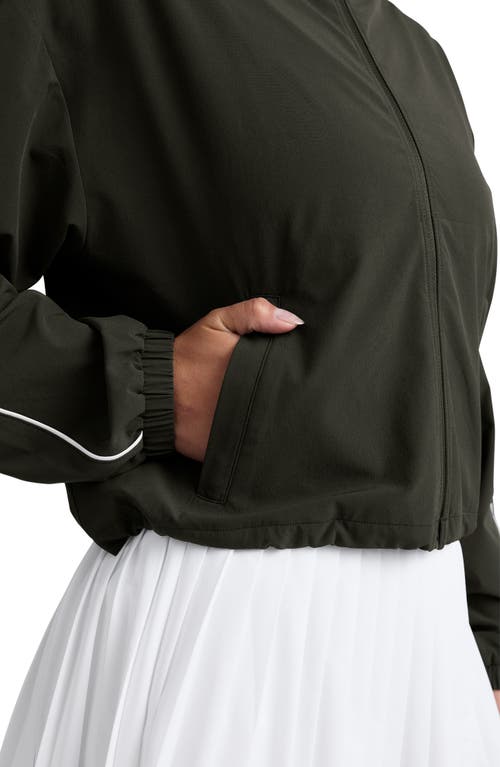 Beyond Yoga Track Jacket In Black