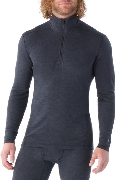 2024 Smartwool Mens Sweater 1/4 Zip Pullover Gray Large DV