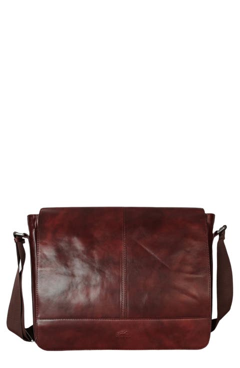 Leather Messenger Bag