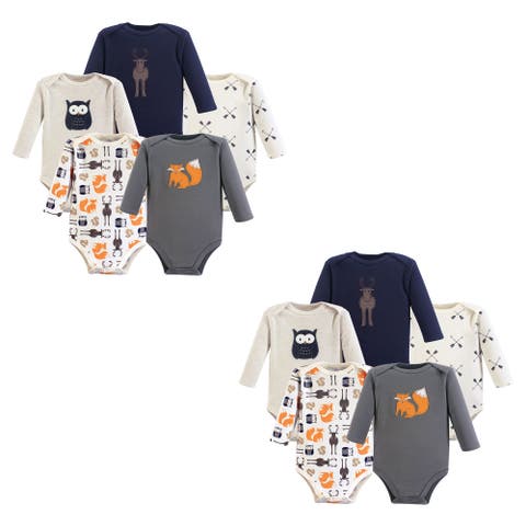Cotton Long-Sleeve One-Piece Garment