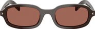 Prada 50mm Oval Sunglasses