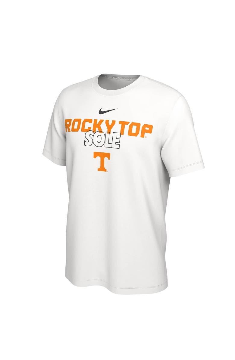 Nike White Tennessee Volunteers 2023 On Court Bench T-Shirt, Alternate, color, 