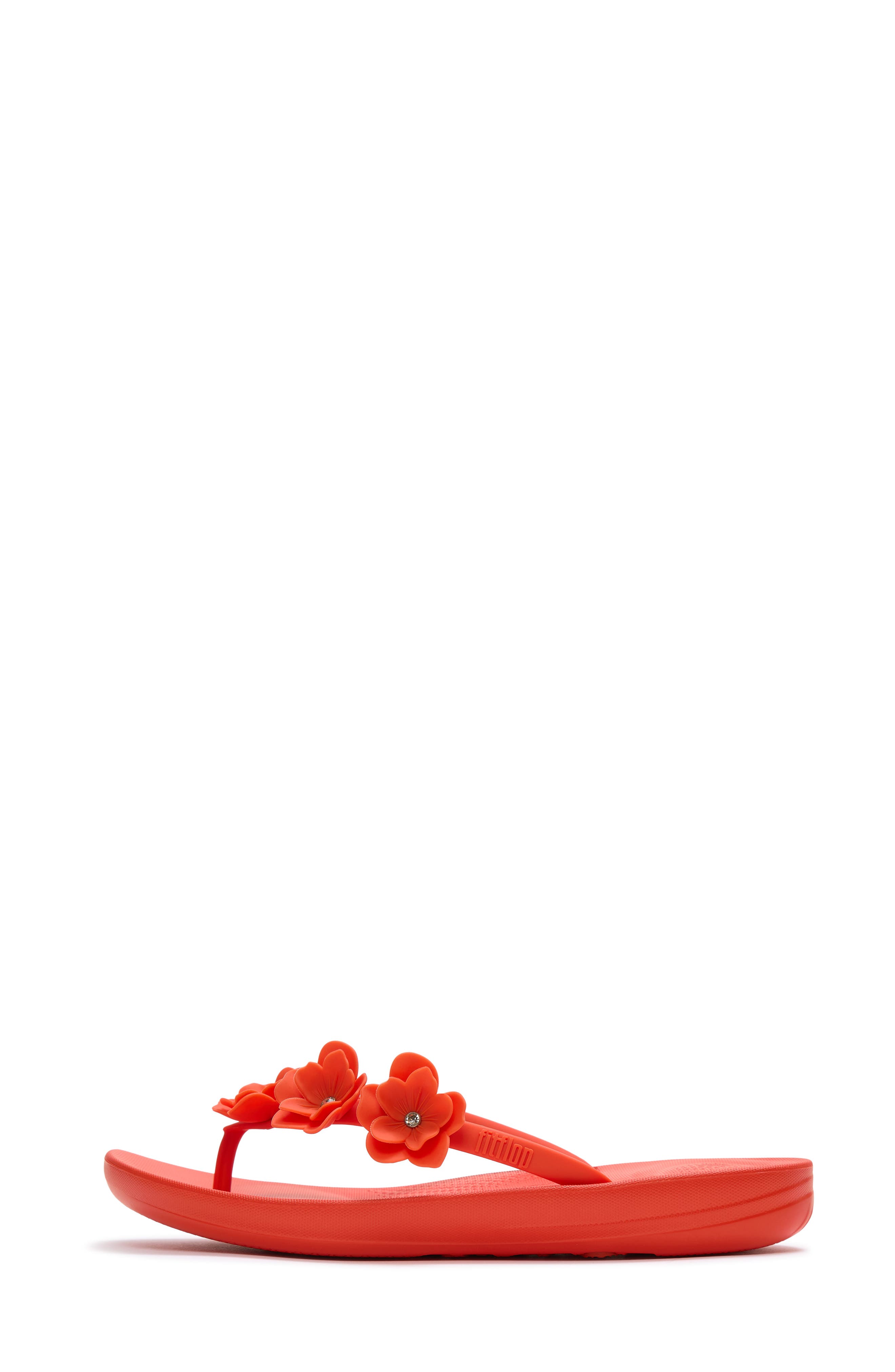 iQushion Flower Flip Flop, Alternate, color, CHERRY TOMATO