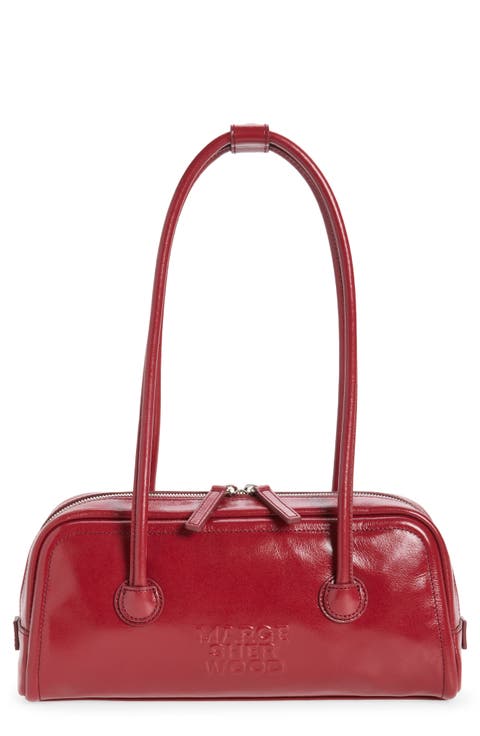 Soft Boston EW Leather Shoulder Bag