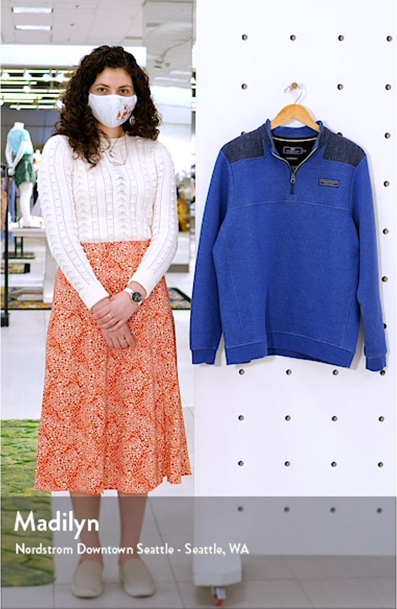 Saltwater Quarter Zip Men's Fleece Pullover, sales video thumbnail