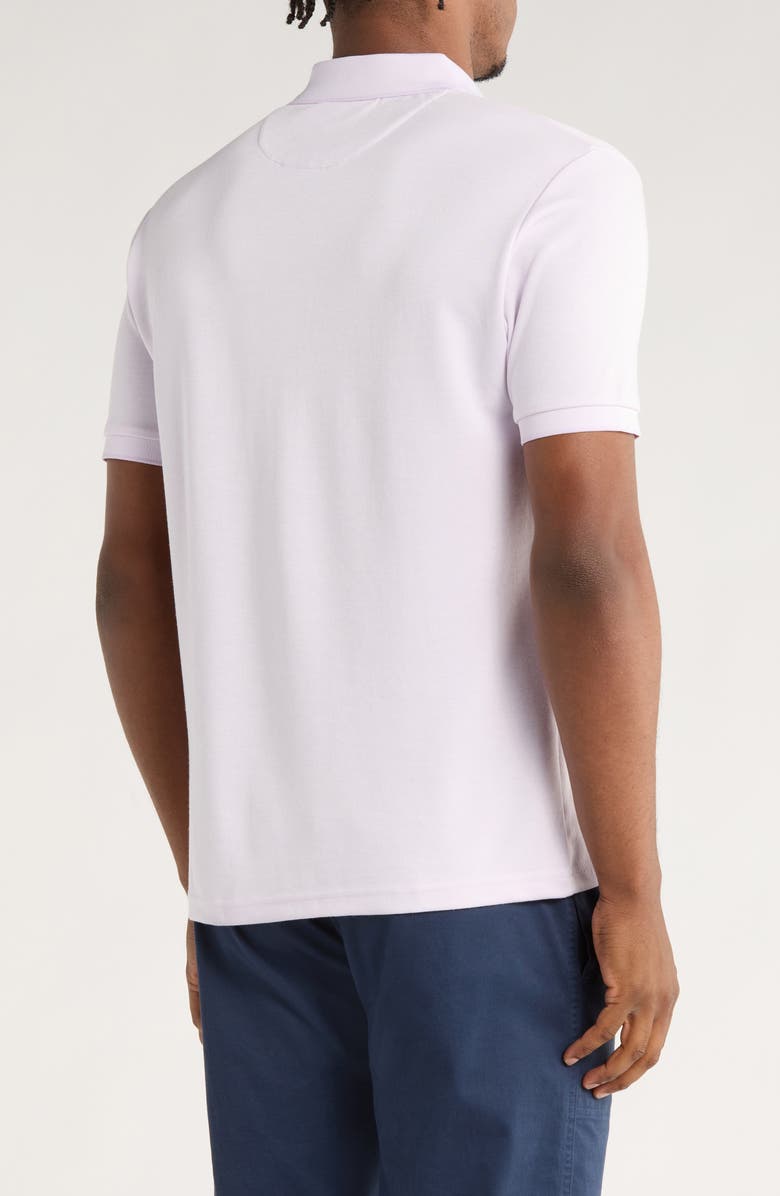 Cactus Man Tipped Half Zip Polo, Alternate, color, Lilac