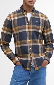 Barbour Folley Tailored Plaid Cotton Shirt