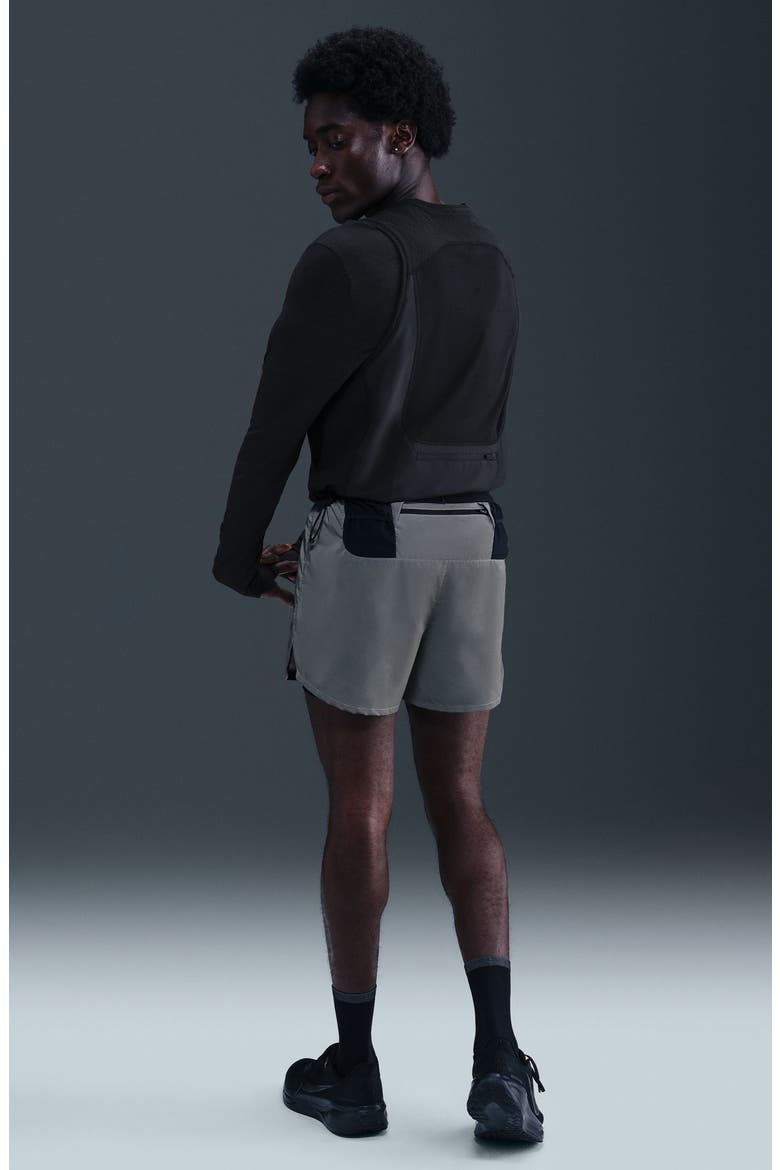 Dri-FIT 2-in-1 Reflective Running Shorts, Alternate, color, BLACK/ REFLECTIVE SILVER