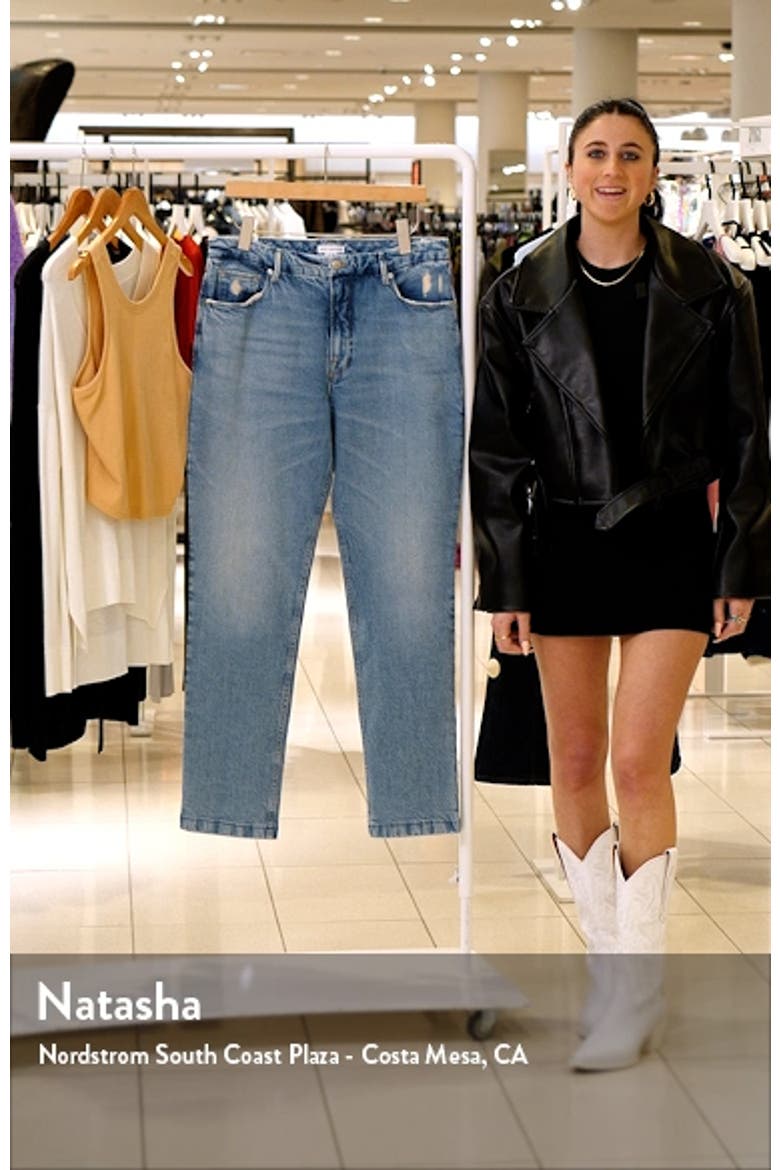 Good Icon High Waist Straight Leg Jeans video