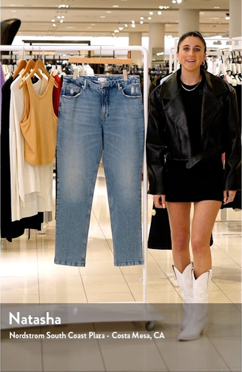 Good Icon High Waist Straight Leg Jeans, sales video thumbnail