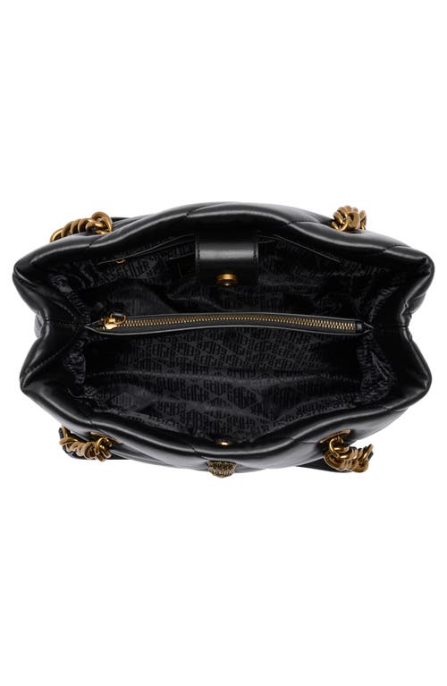 Kurt Geiger London Soho Quilted Leather Shopper In Black