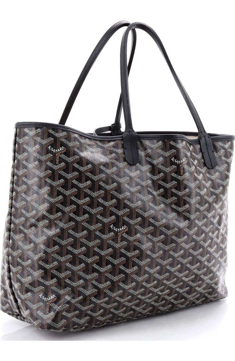 Pre-Owned Goyard Saint Louis Tote Coated Canvas PM, Alternate, color, Black
