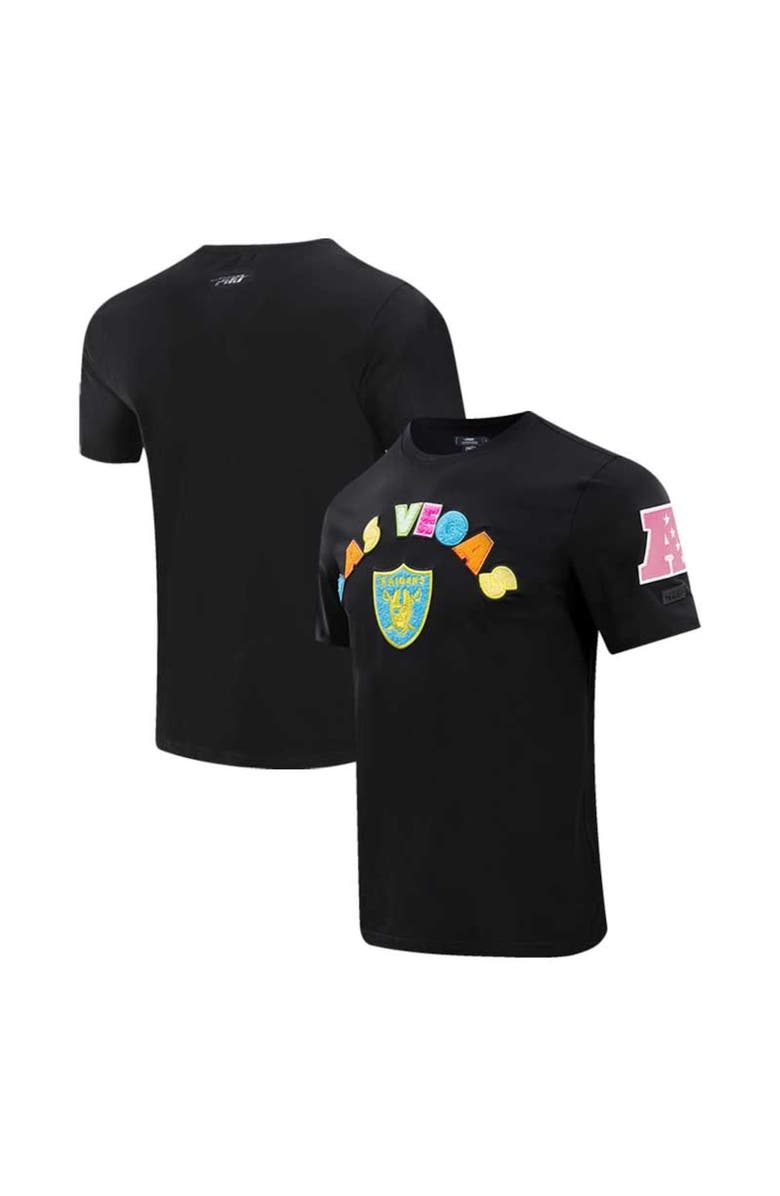 PRO STANDARD Men's Pro Standard Black Las Vegas Raiders Neon Graphic T-Shirt, Main, color, Black