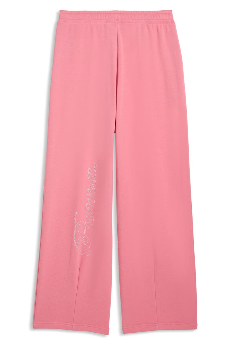 Leo Luxe Embellished Graphic Oversize Pants, Alternate, color, WILD PINK