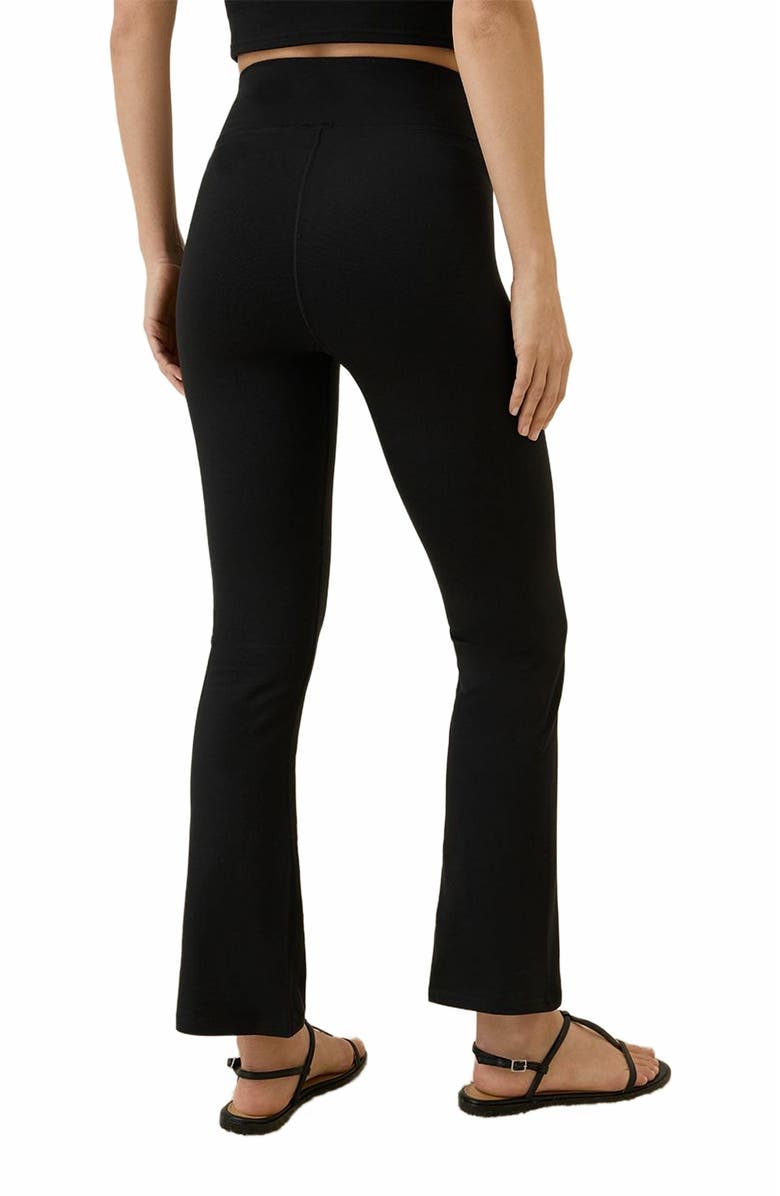 Pact On the Go-To Cropped Bootcut Legging Made with Organic Cotton, Alternate, color, Black