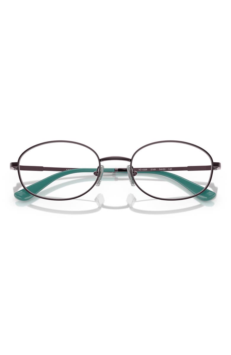 VOGUE 54mm Oval Optical Glasses, Alternate, color, Violet