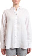 Mavi Jeans Long Sleeve Linen Button-Up Shirt