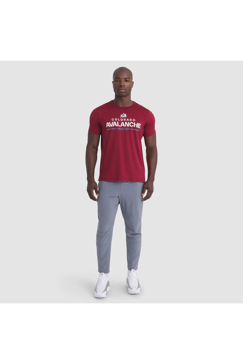 Men's Fanatics Burgundy Colorado Avalanche Authentic Pro Rink Tech T-Shirt, Alternate, color, Burgundy
