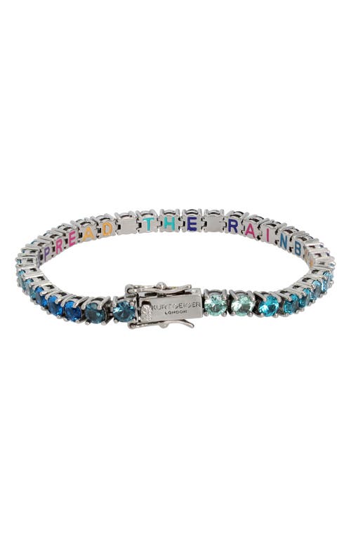 KURT GEIGER KURT GEIGER LONDON OMBRÉ CRYSTAL TENNIS BRACELET