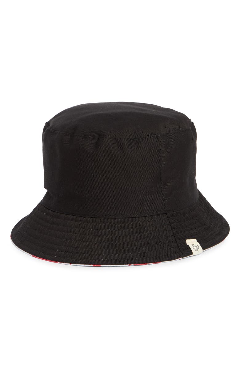 AREA STARS Reversible Tie Dye Bucket Hat, Alternate, color, Red