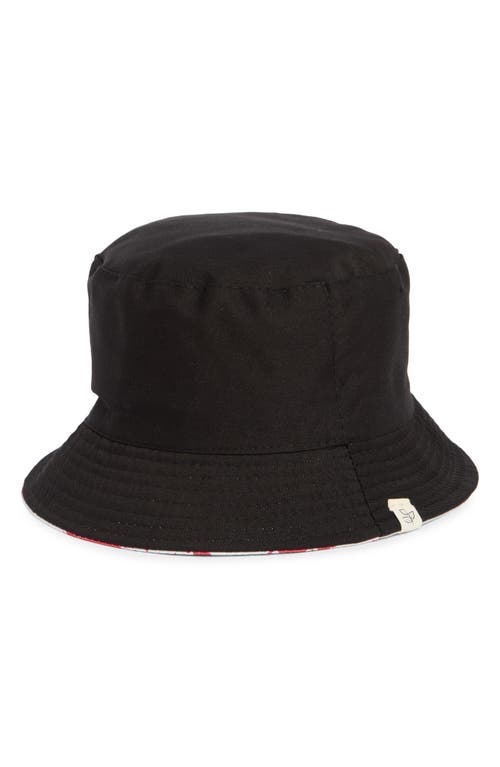 Area Stars Reversible Tie Dye Bucket Hat In Red