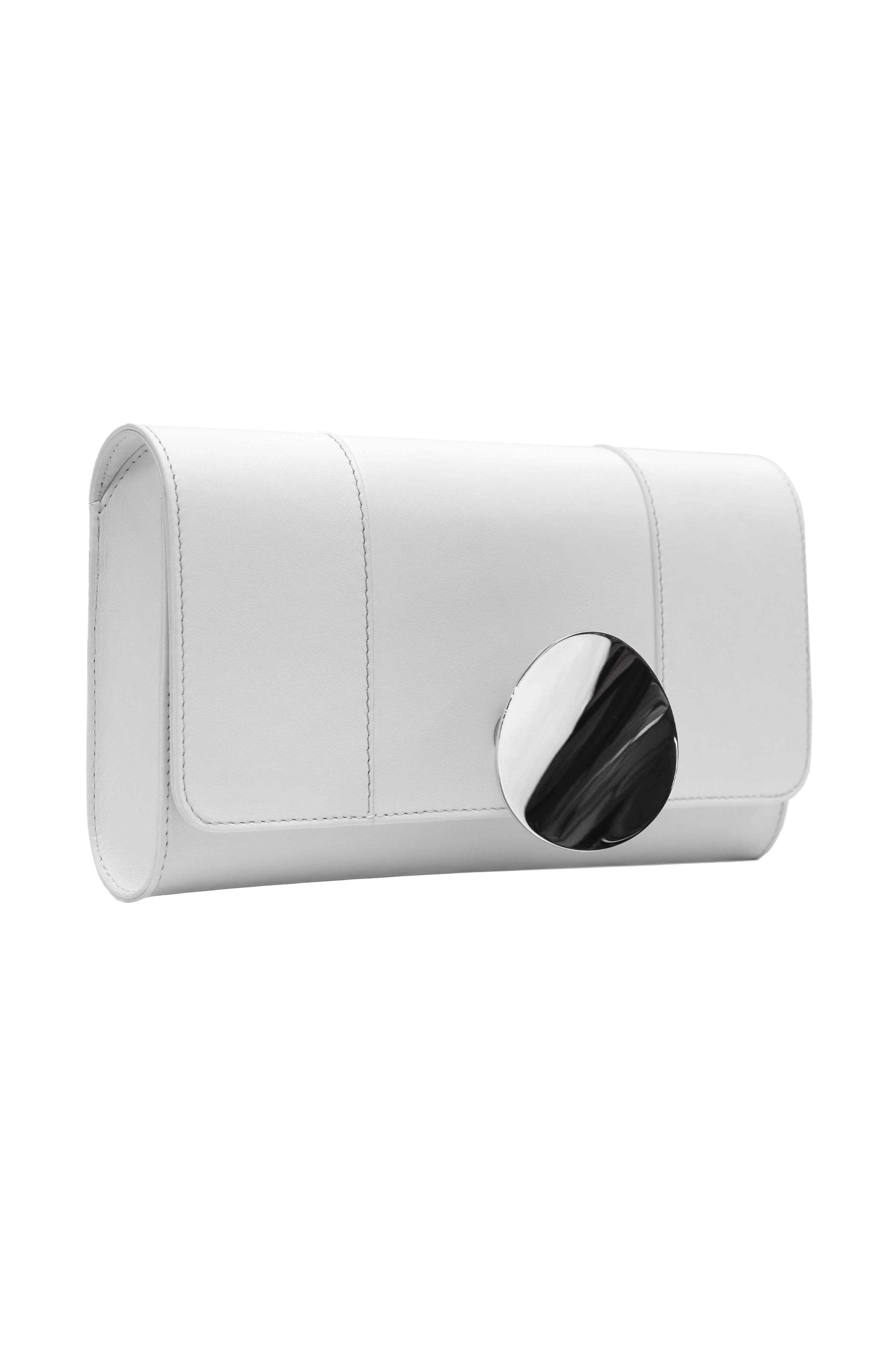 PERRIN PARIS Le Disque Clutch Classic, Alternate, color, White