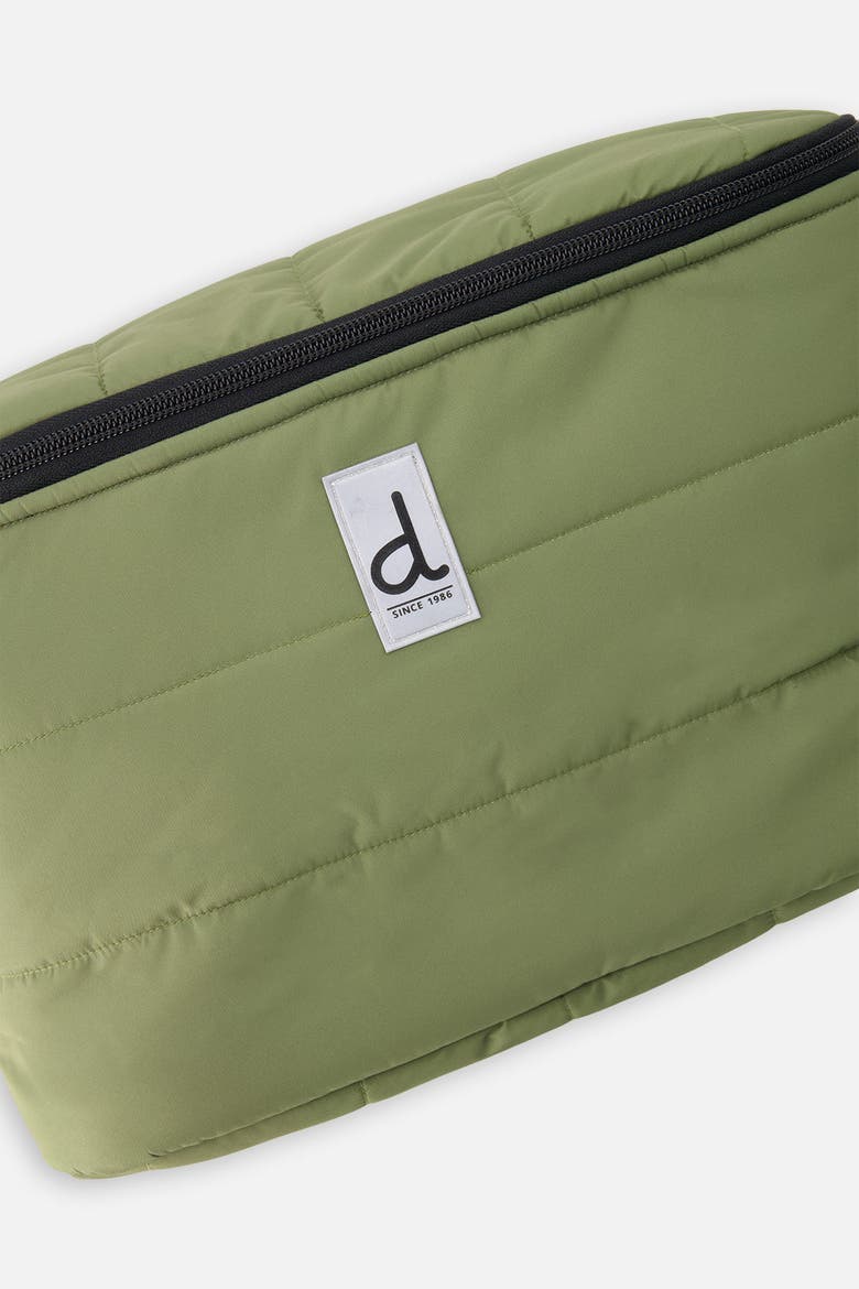 Water-Repellent Six-Pocket Mini Diaper Bag, Alternate, color, Olive Green