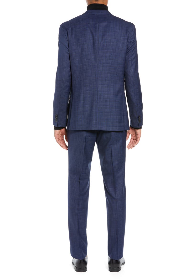 Novan/Ben Slim Fit Check Wool Suit, Alternate, color, OPEN BLUE