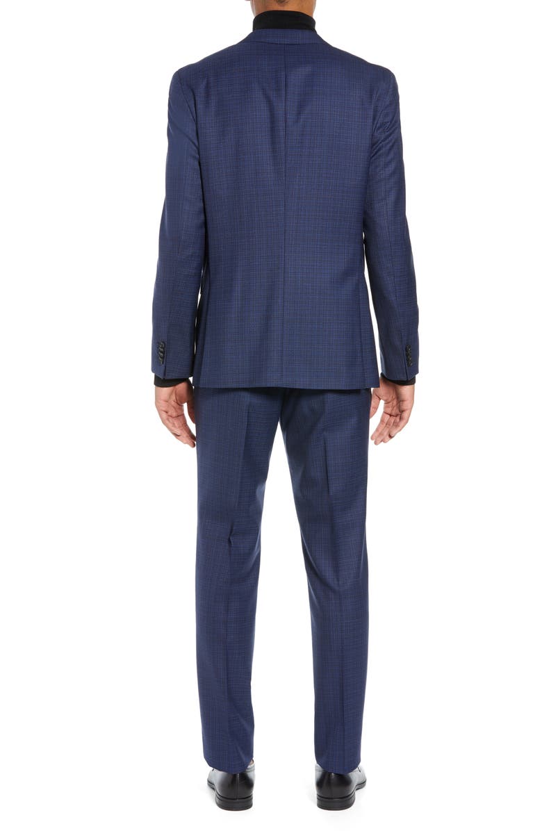 BOSS Novan/Ben Slim Fit Check Wool Suit, Alternate, color, 
