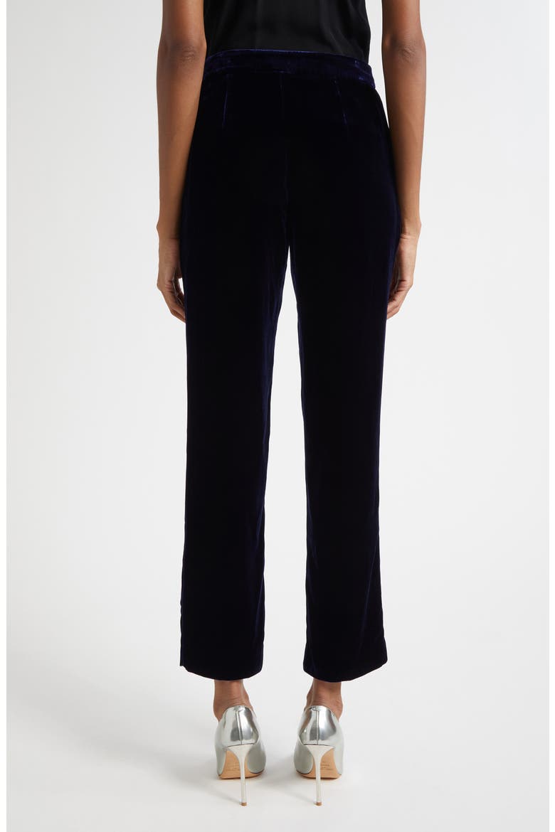 Rebel Velvet Straight Leg Pants, Alternate, color, MIDNIGHT