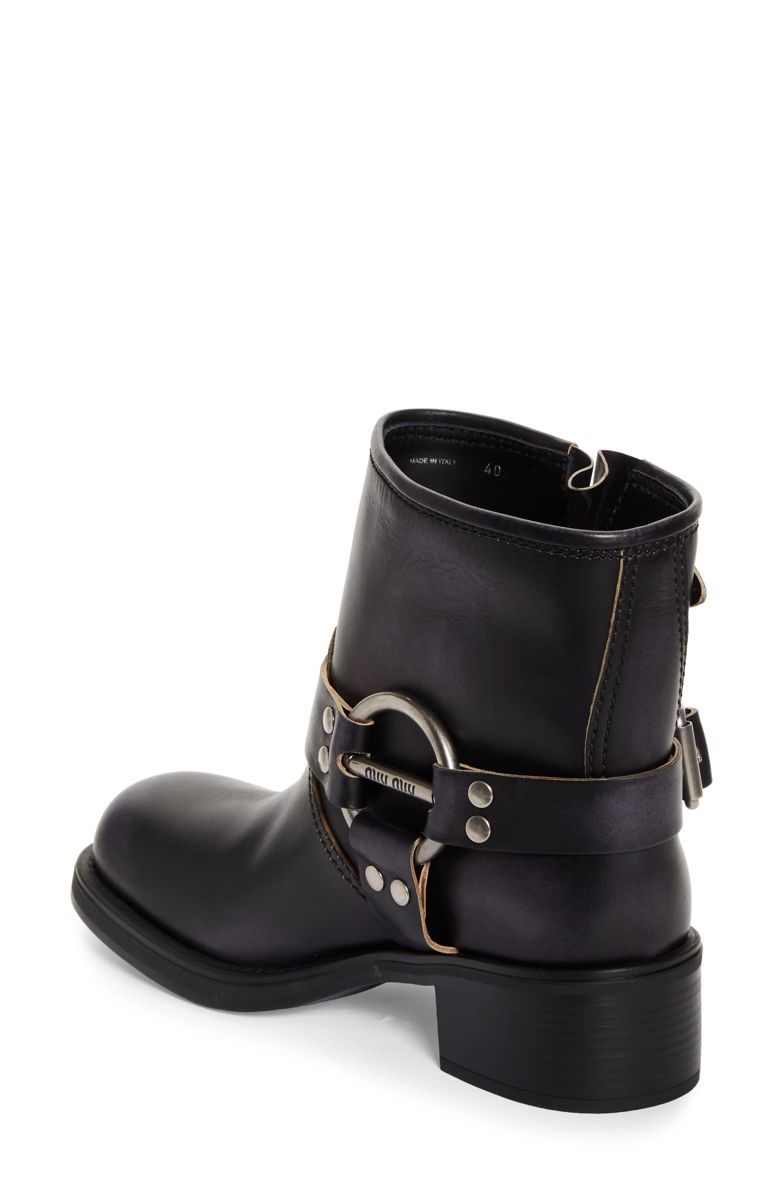 Miu Miu Harness Engineer Boot, Alternate, color, 