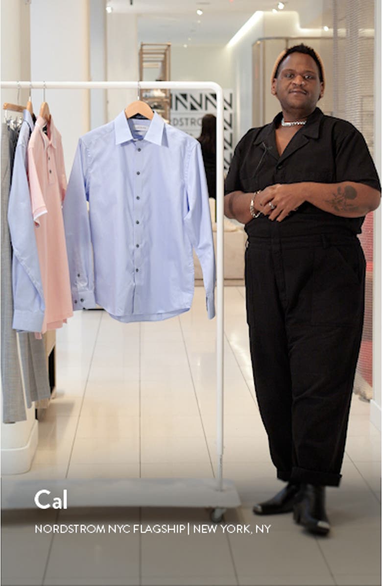 Contemporary Fit Modern Business Dress Shirt, sales video thumbnail