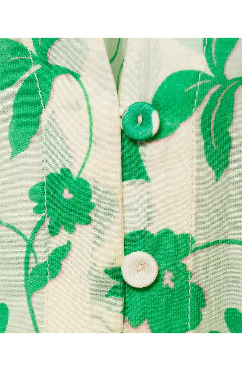 MANGO Semisheer Button-Up Shirt, Alternate, color,