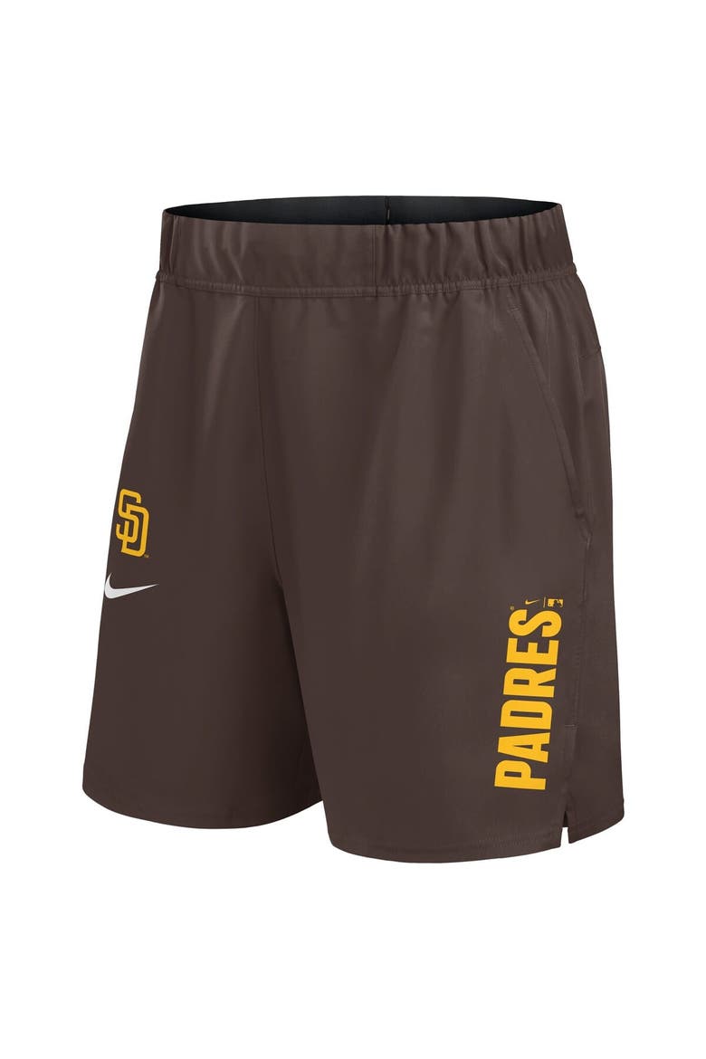 Men's Nike Brown San Diego Padres Woven Victory Performance Shorts, Alternate, color, Brown