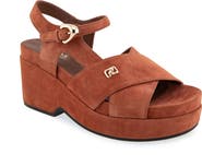 Aerosoles Cora Ankle Strap Platform Sandal