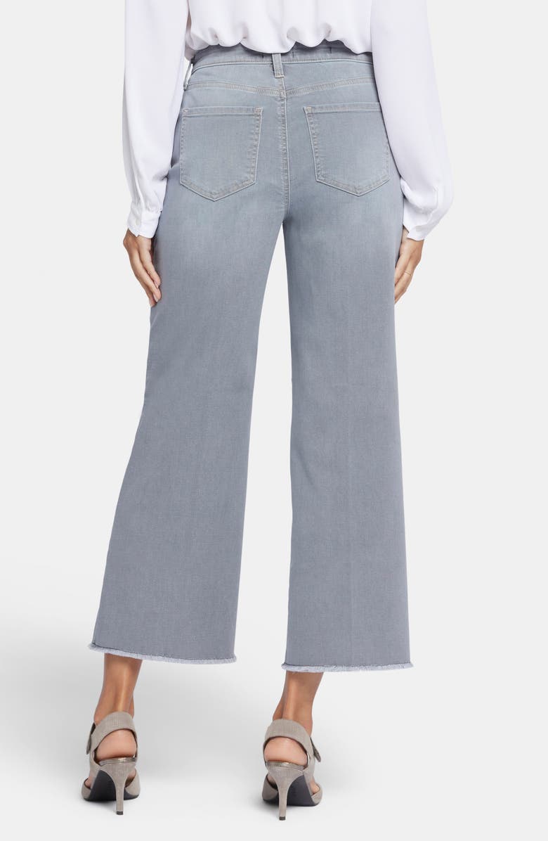 NYDJ Teresa Exposed Button High Waist Ankle Wide Leg Jeans, Alternate, color, 