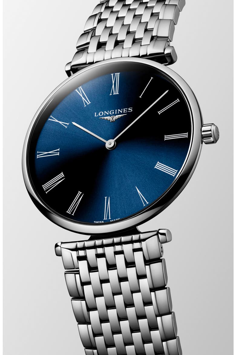 La Grande Classique de Longines Bracelet Watch, 38mm, Alternate, color, BLUE