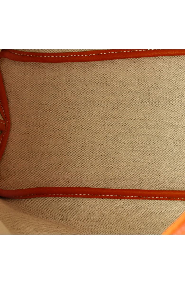 Pre-Owned Goyard Grenadine Hobo Coated Canvas with Leather, Alternate, color, Orange