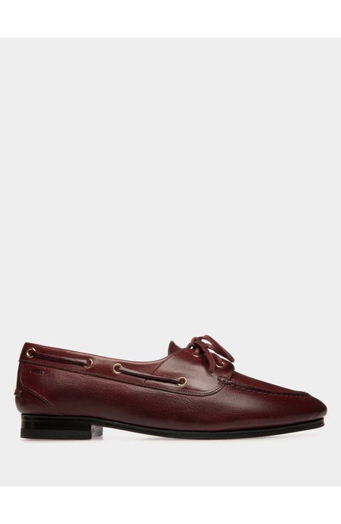 Plume Moccasin in Dark Leather