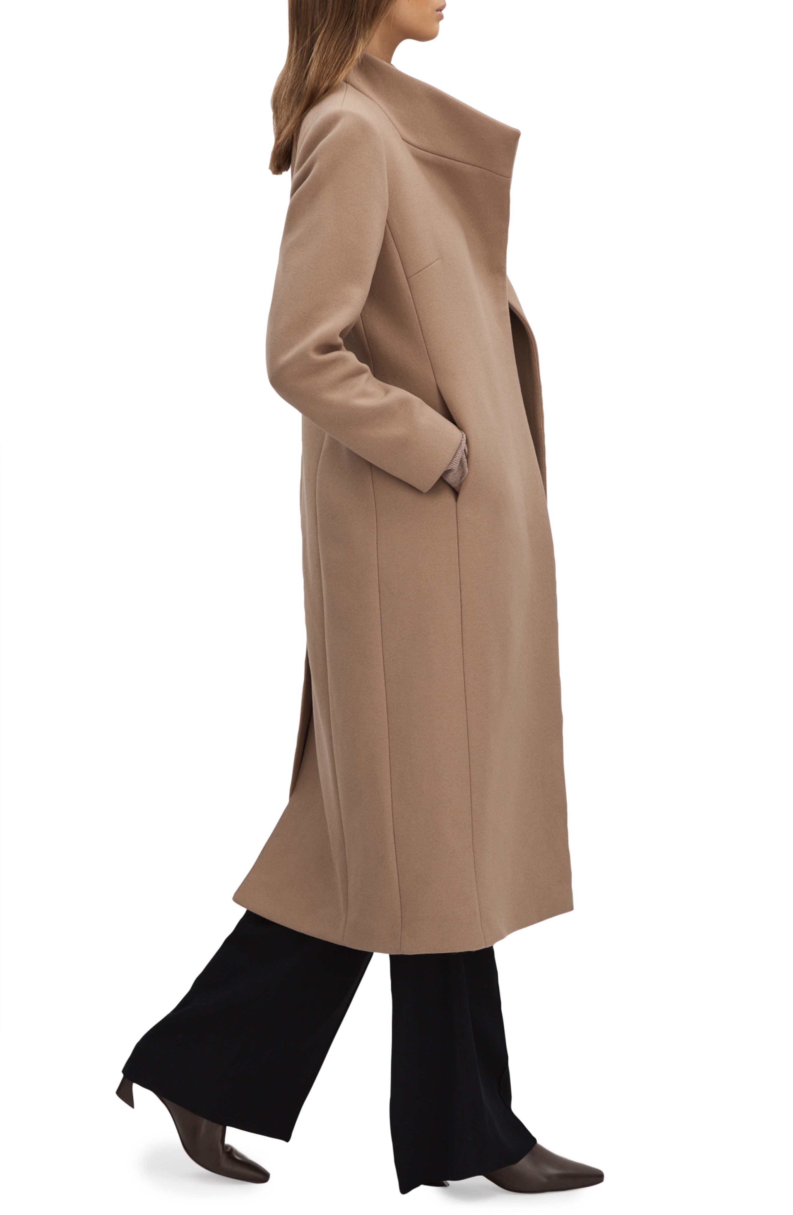 Mina Pointed Toe Chelsea Boot, Alternate, color, CHOCOLATE