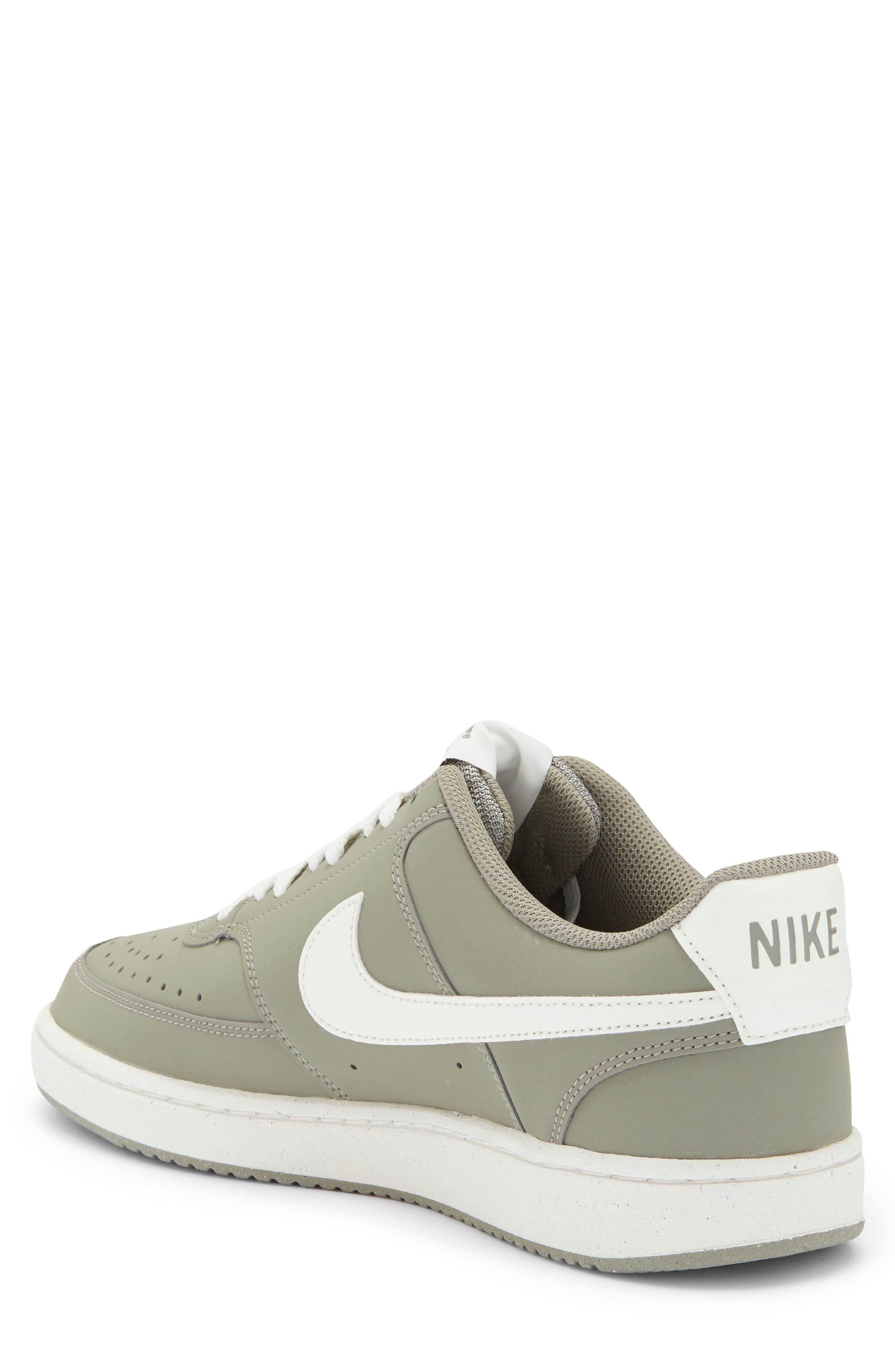 Nike Court Vision Low Sneaker, Alternate, color, Light Army/ Sail