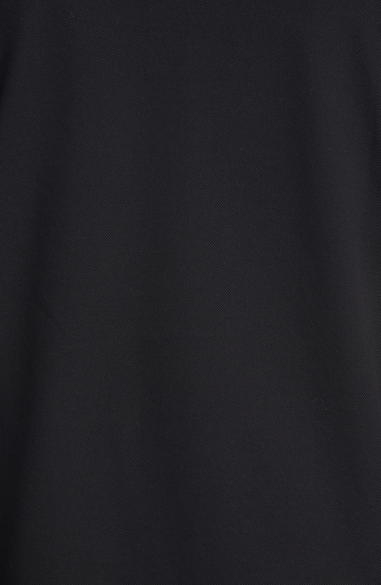 Versace Metallic Medusa Appliqué Cotton Polo Shirt, Alternate, color, 