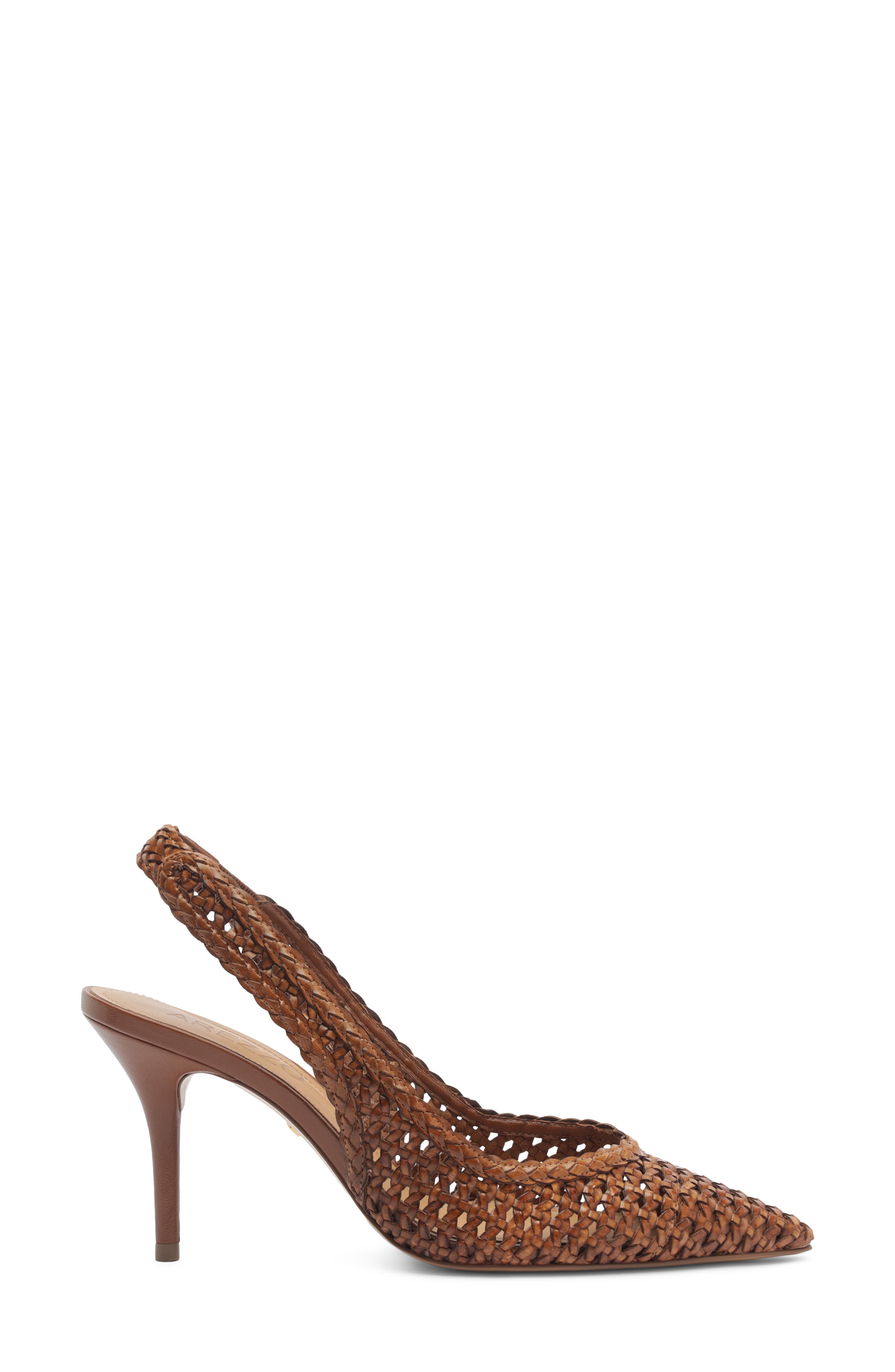 Arezzo Eva Slingback Stiletto Pump, Alternate, color, Soul Natural