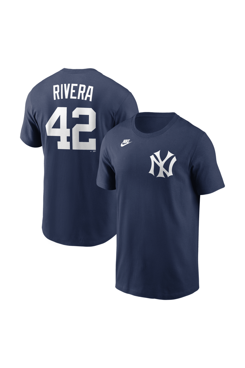 Men's Nike Mariano Rivera Navy New York Yankees Cooperstown Collection Name & Number T-Shirt, Main, color, Navy
